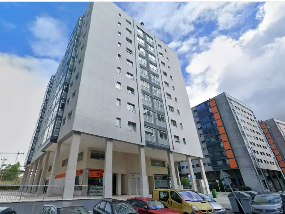 Vista exterior de Garaje de alquiler en Vigo 