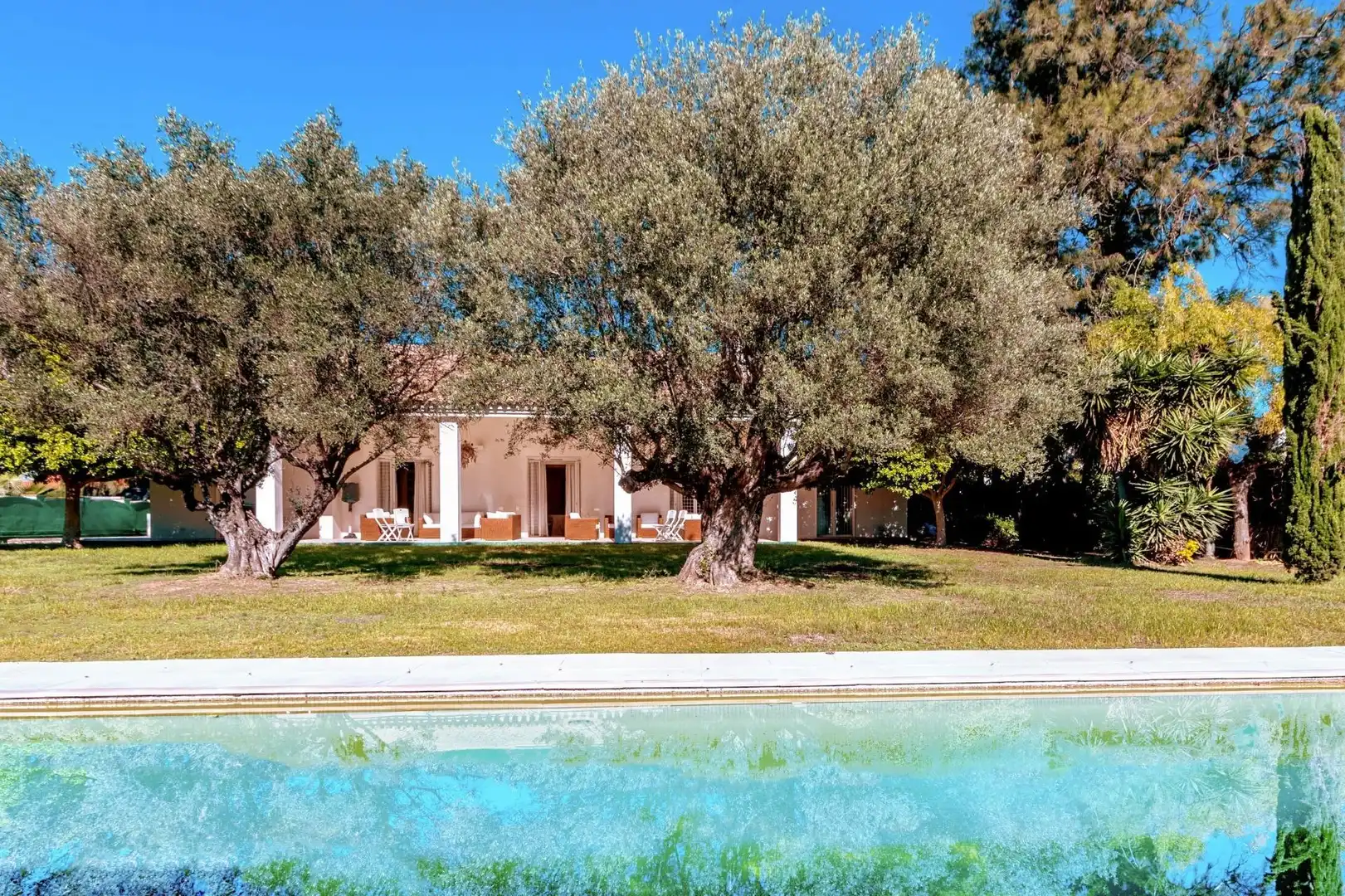 Jardín de Casa o chalet en venta en Rocafort con Aire acondicionado, Calefacción y Piscina