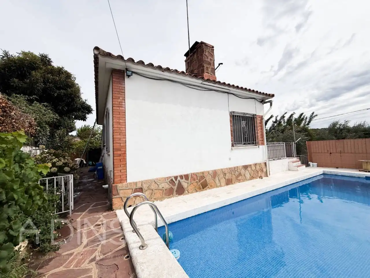 Vista exterior de Casa o chalet en venta en Caldes de Montbui con Jardín privado, Terraza y Piscina