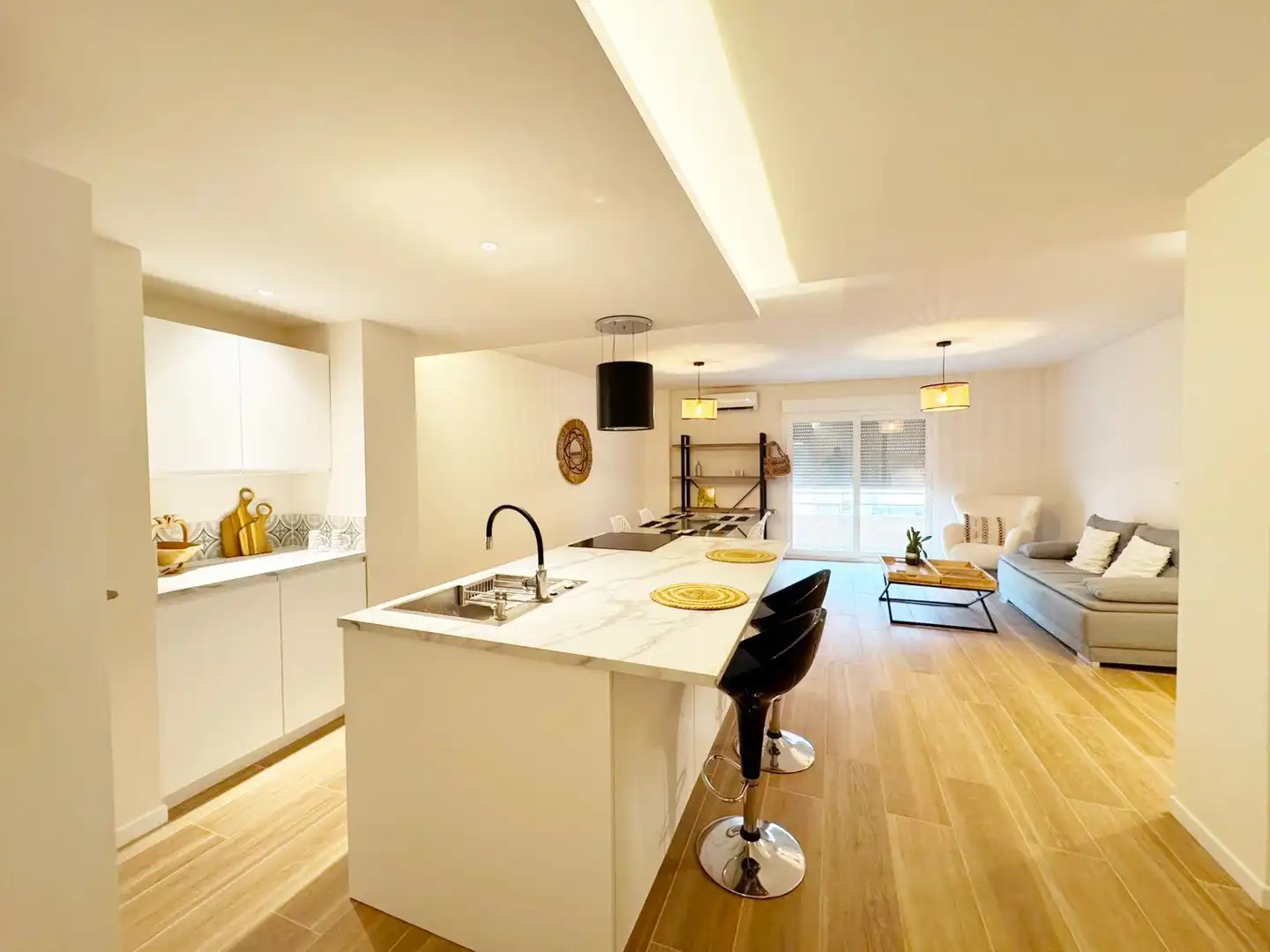 Kitchen of Flat for sale in Dénia  with Air Conditioner, Heating and Furnished