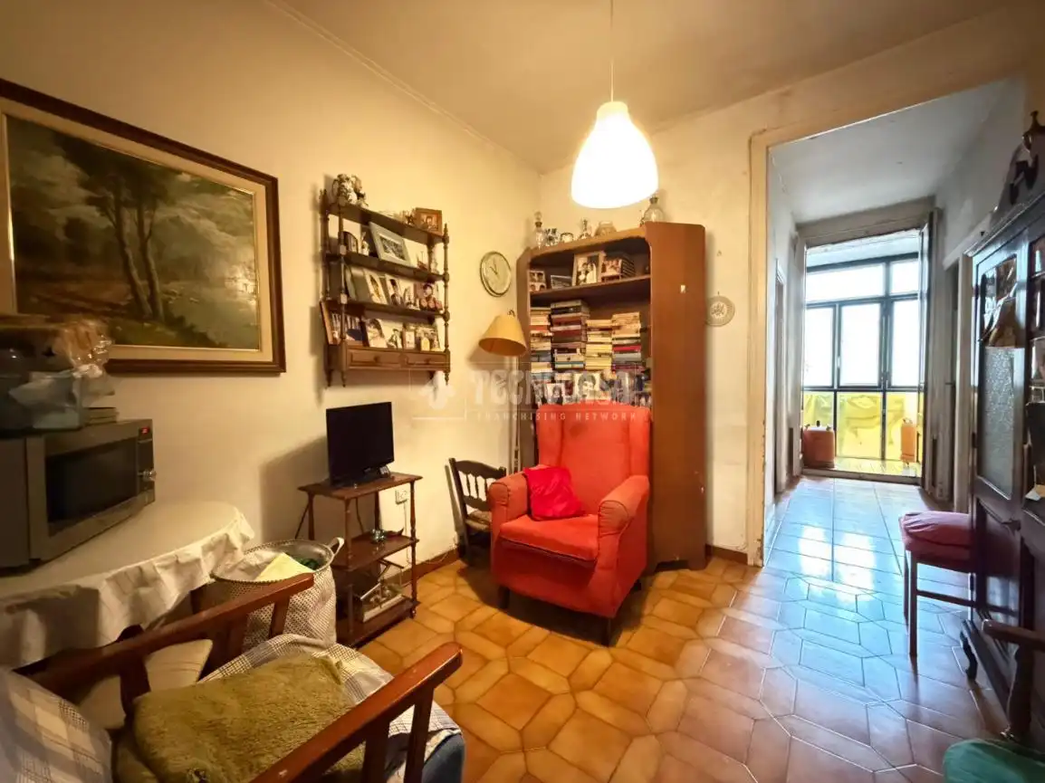 Sala de estar de Piso en venta en Barcelona con Calefacción y Balcón