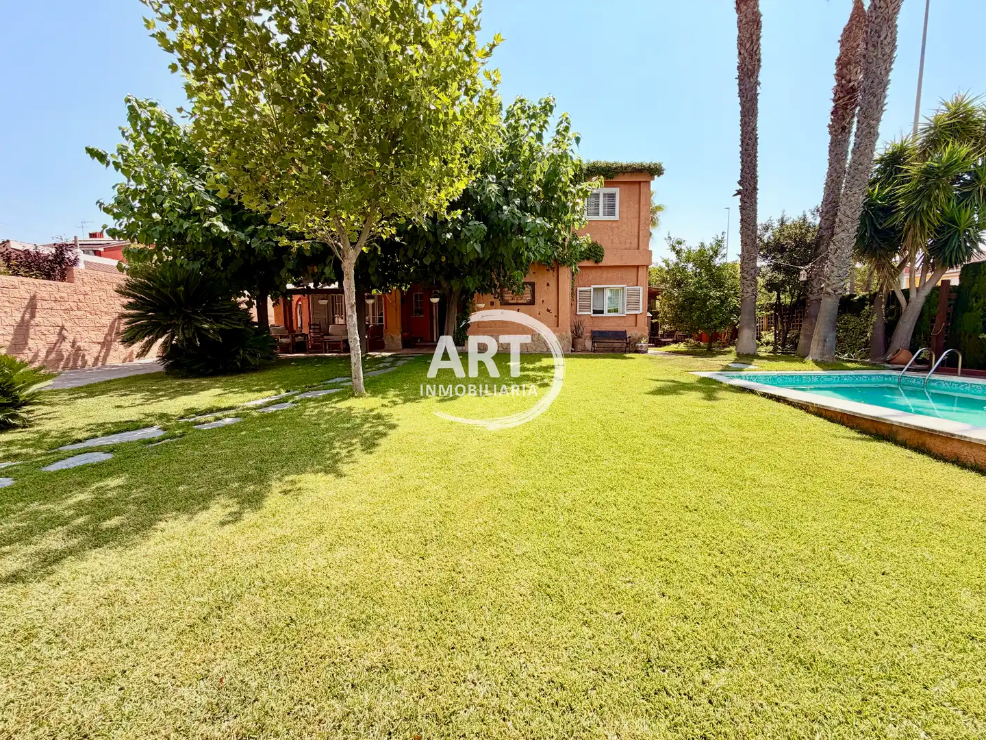 Jardí de Casa o xalet en venda en San Antonio de Benagéber amb Aire condicionat, Calefacció i Jardí privat