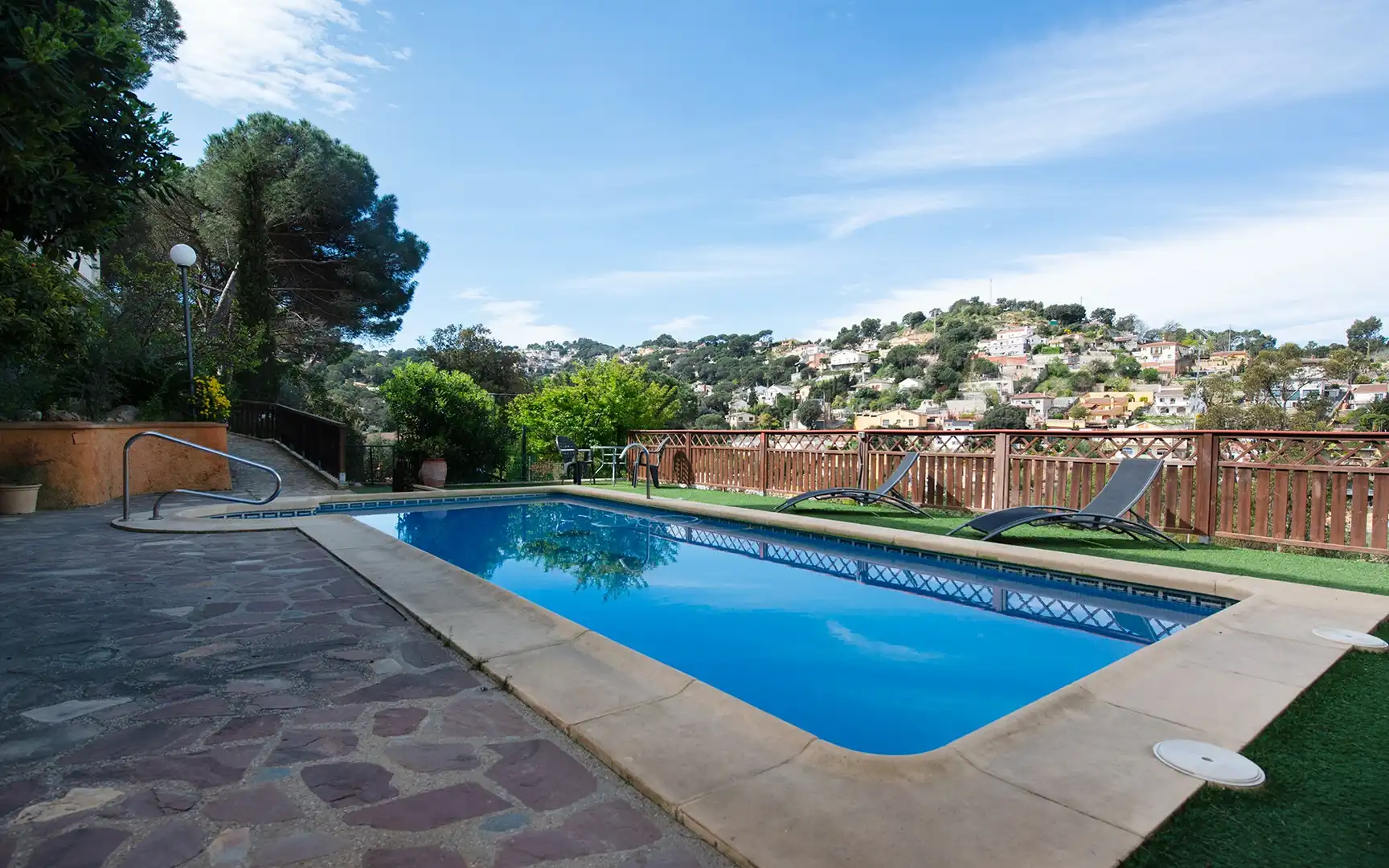 Piscina de Casa o xalet en venda en Argentona amb Calefacció, Jardí privat i Terrassa