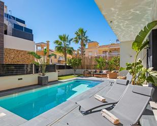 Swimming pool of House or chalet to rent in Orihuela  with Air Conditioner, Heating and Private garden