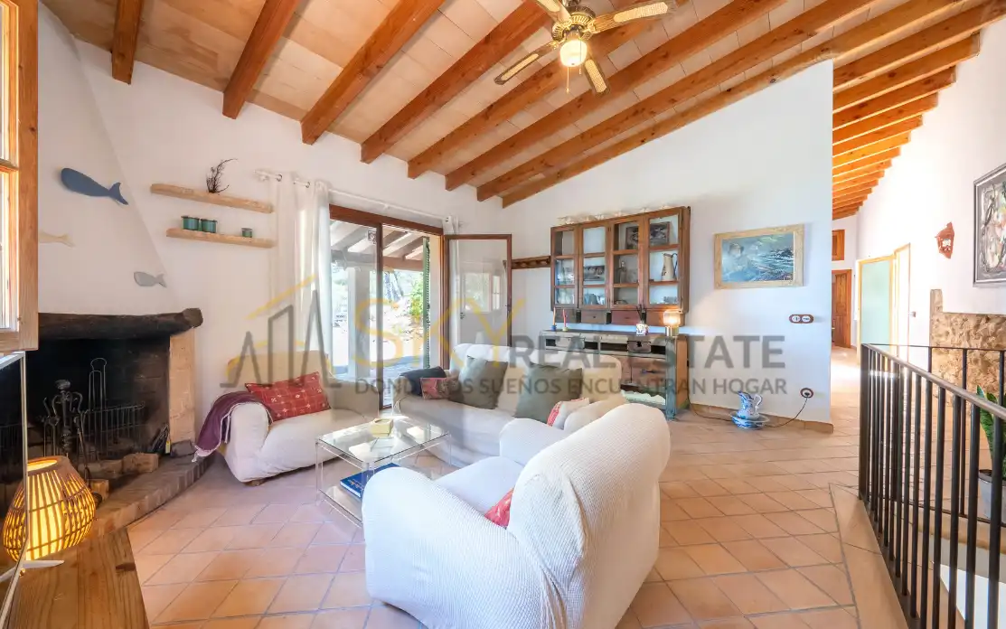 Living room of Houses for sale in Andratx  with Private garden, Terrace and Storage room