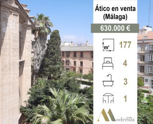 Vista exterior de Àtic en venda en Málaga Capital amb Terrassa