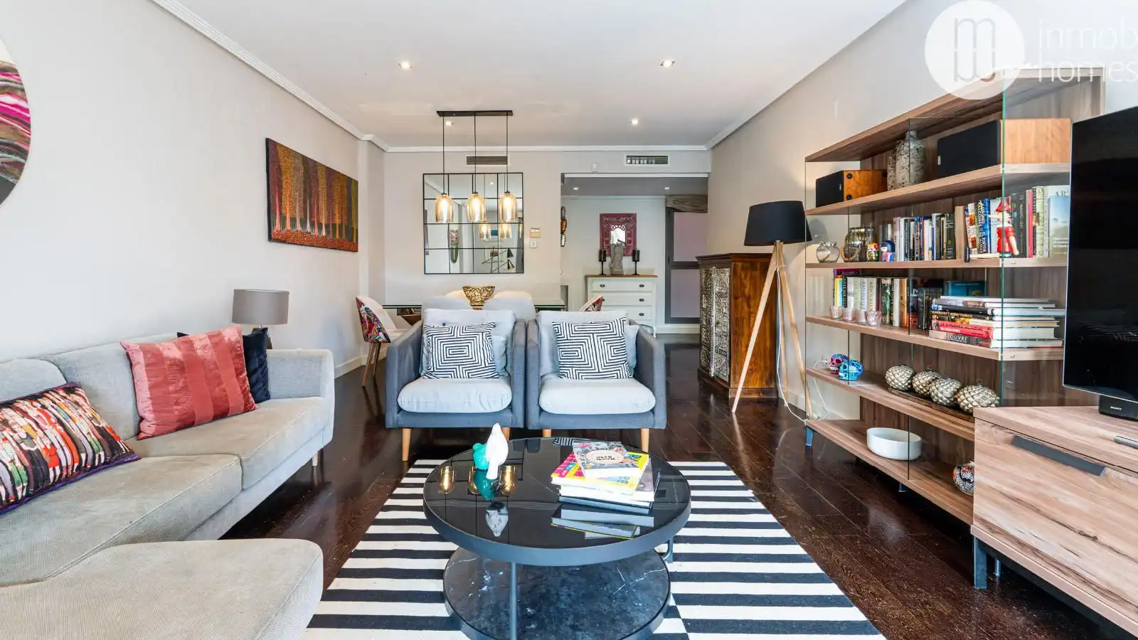 Sala de estar de Piso en venta en Boadilla del Monte con Aire acondicionado, Calefacción y Parquet