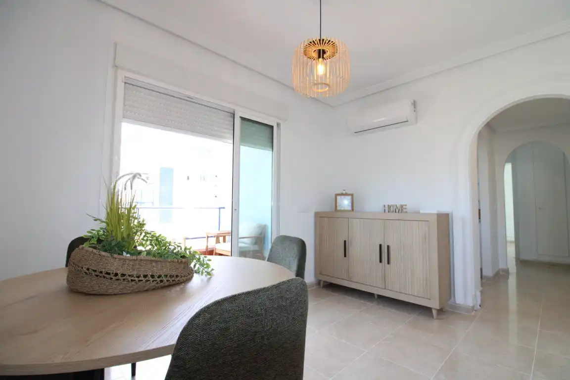 Esszimmer von Wohnung zum Verkauf in Villajoyosa / La Vila Joiosa mit Klimaanlage, Terrasse und Abstellraum