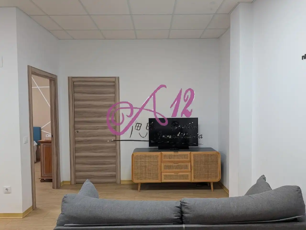 Sala de estar de Planta baja de alquiler en Valencia con Aire acondicionado y Amueblado