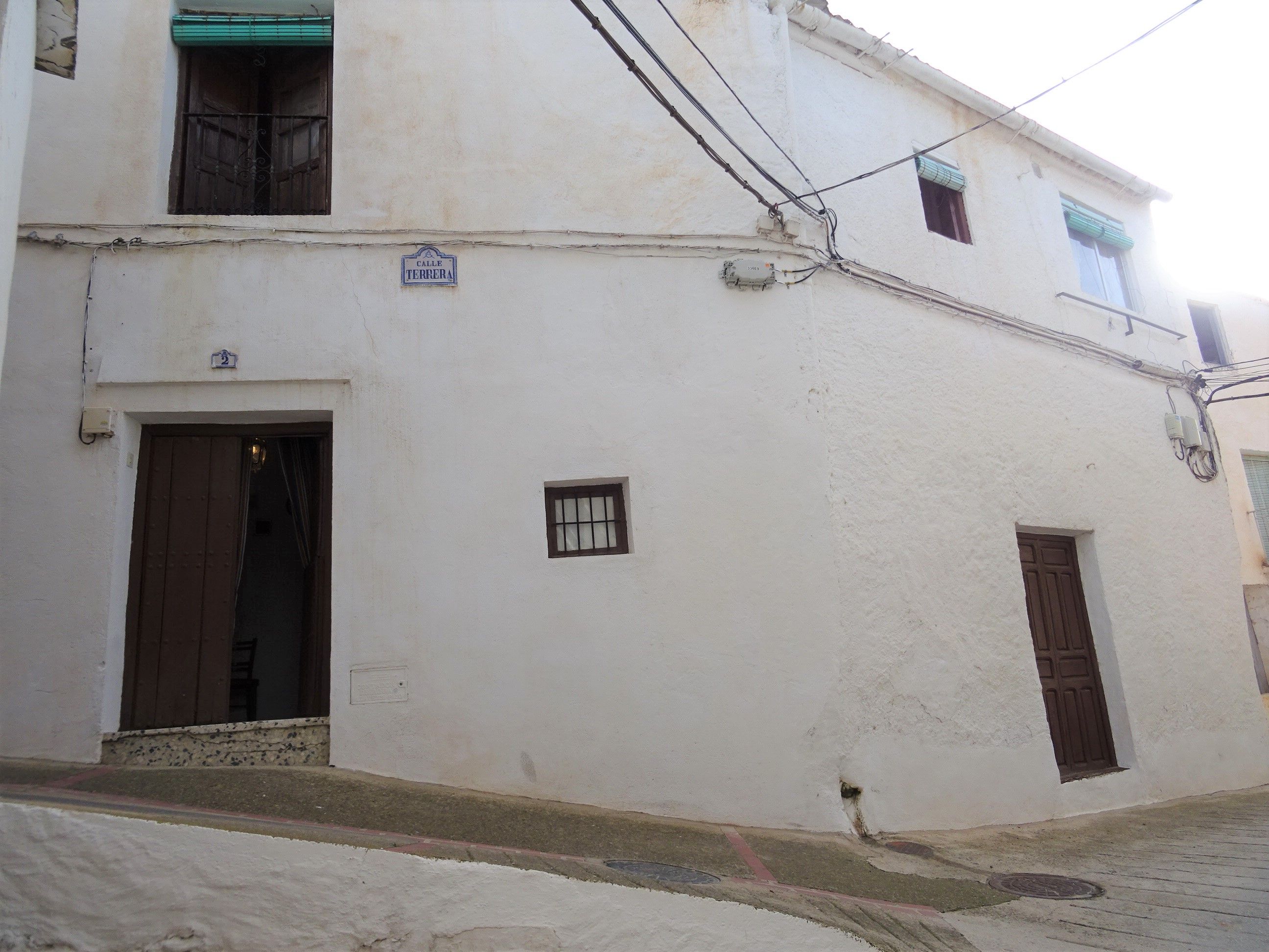 Exterior view of Single-family semi-detached for sale in Cádiar  with Terrace and Furnished