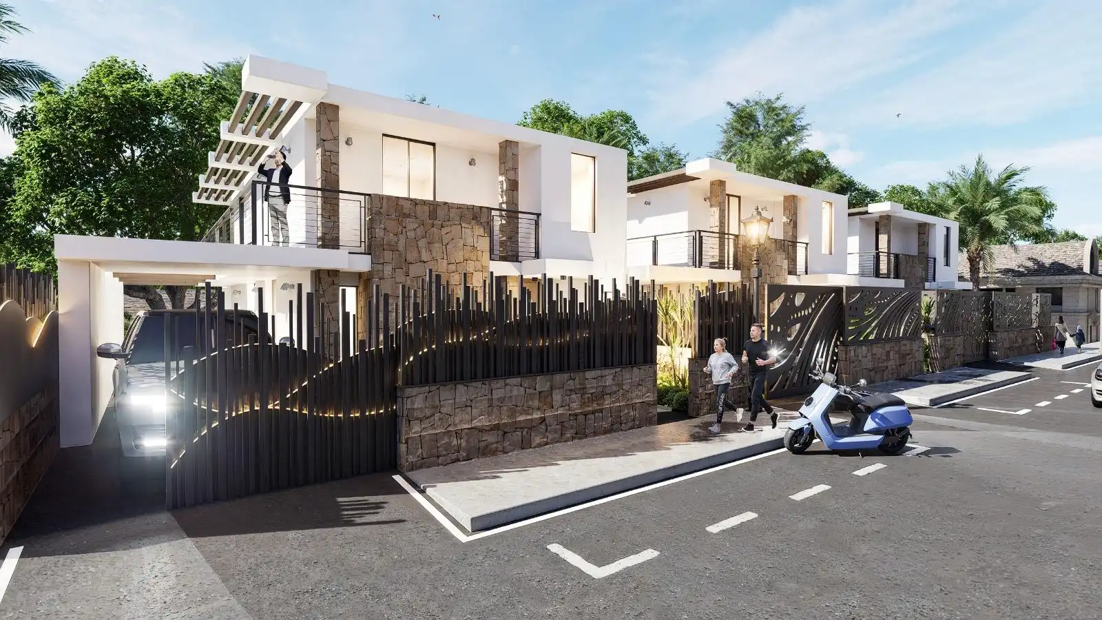 Exterior view of Houses for sale in Elche / Elx  with Air Conditioner, Heating and Private garden