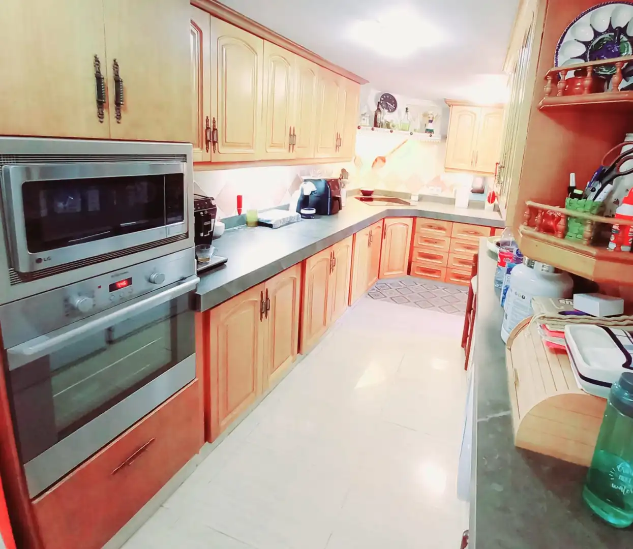 Cocina de Casa o chalet en venta en Rincón de la Victoria con Aire acondicionado, Jardín privado y Terraza