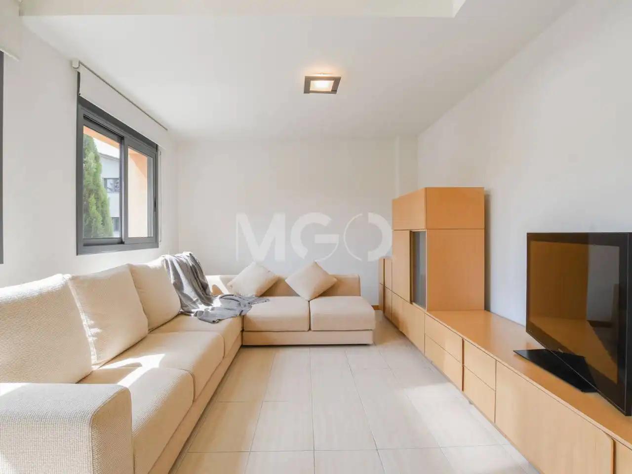 Sala de estar de Dúplex en venta en Calldetenes con Calefacción y Parquet
