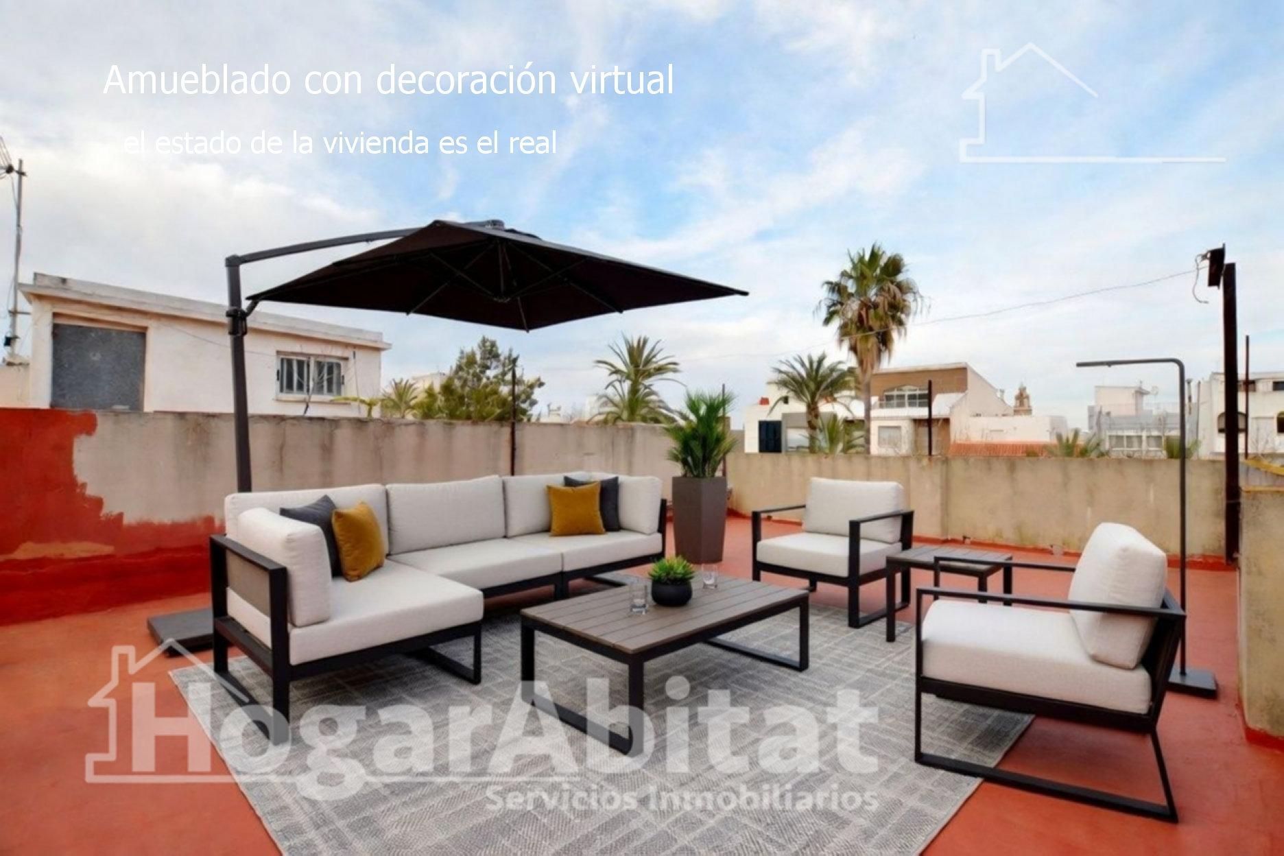 Terraza de Casa o chalet en venta en Xeraco con Terraza, Trastero y Amueblado