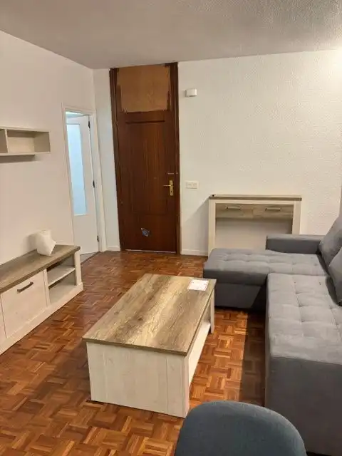 Wohnzimmer von Wohnungen zur Miete in  Pamplona / Iruña mit Heizung, Parkett und Terrasse