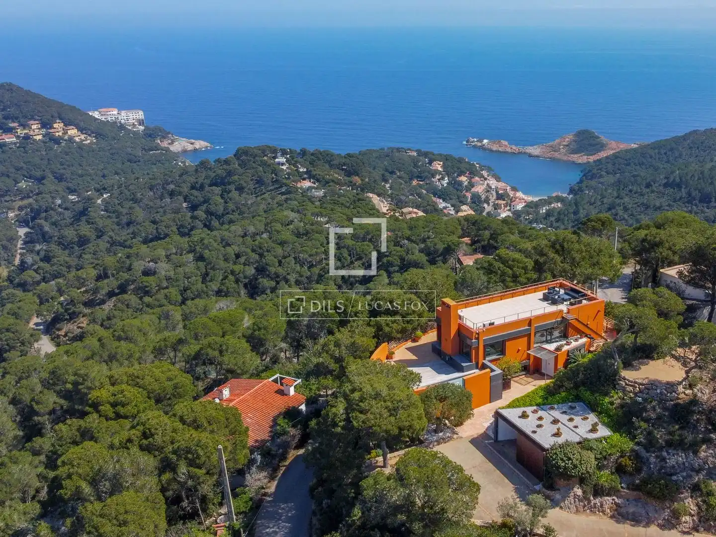 Exterior view of Houses for sale in Begur  with Air Conditioner, Heating and Private garden