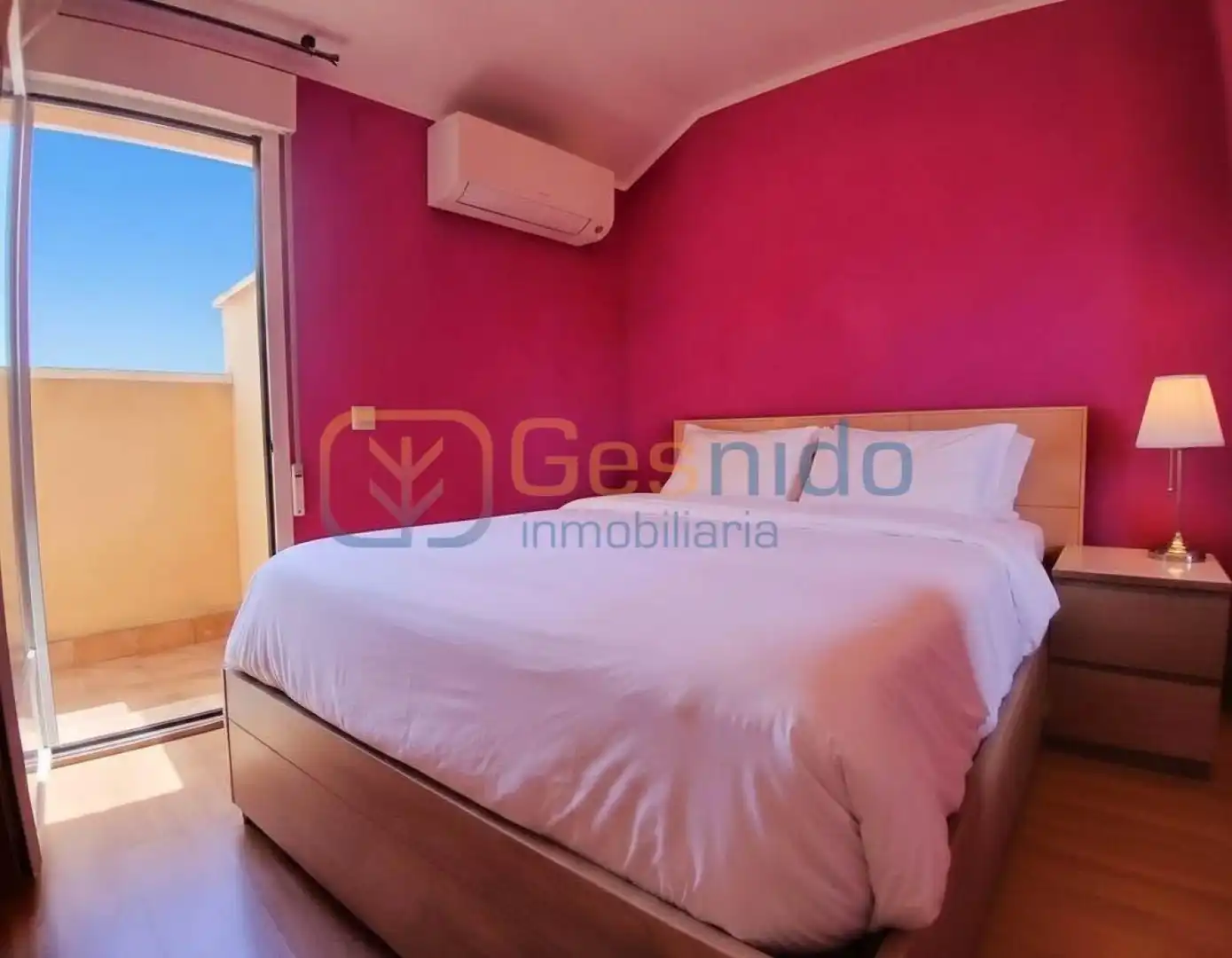 Schlafzimmer von Wohnung zum Verkauf in Espirdo mit Heizung, Parkett und Terrasse