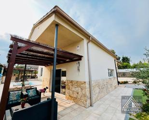 Vista exterior de Casa o xalet en venda en Santa Coloma de Farners amb Aire condicionat, Calefacció i Jardí privat