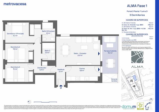 Piso en Venta en Ribera del Beiro. Parcela PR. Sector AR "Cuartel de los Mondragones" en La Cruz