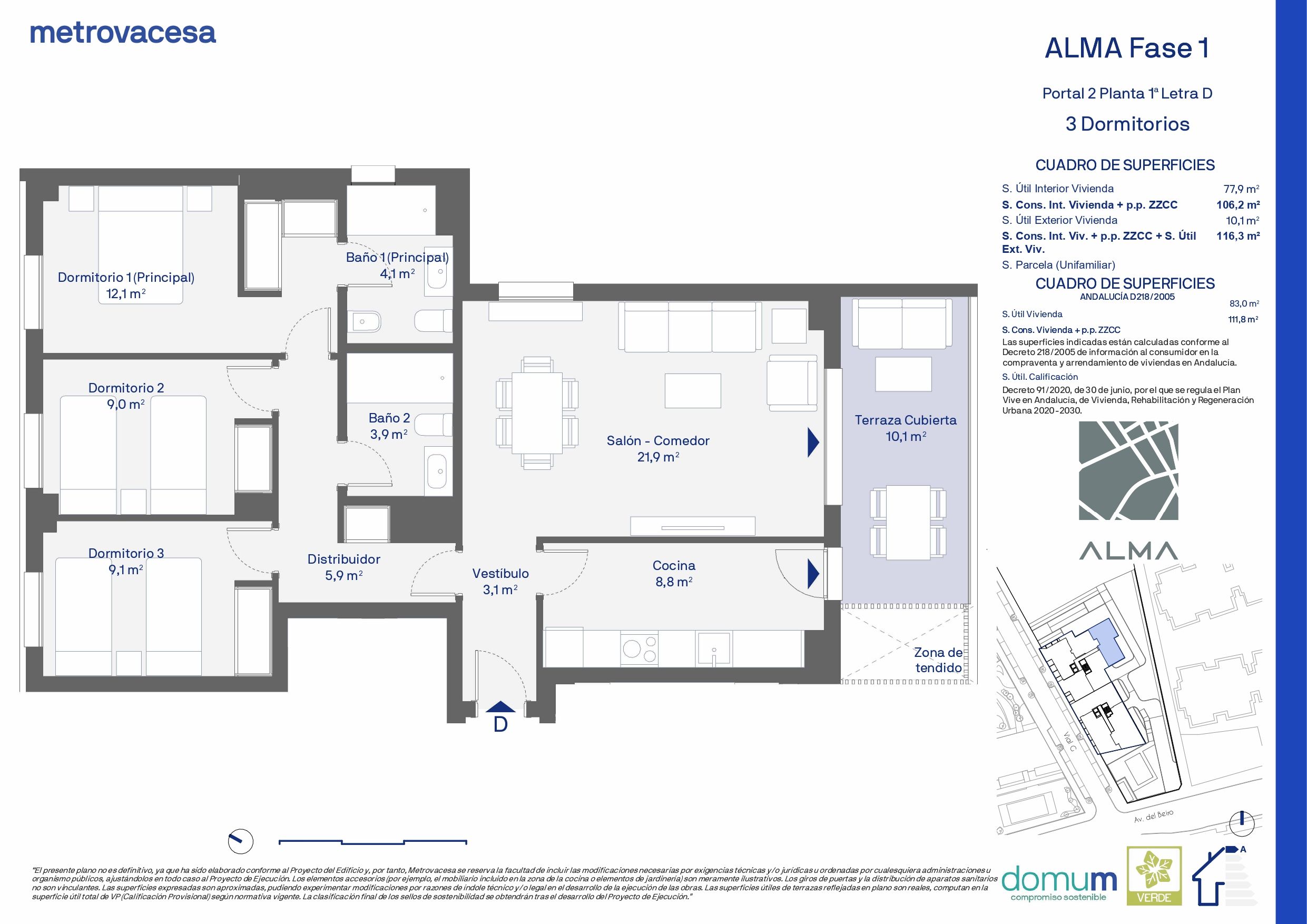 Flat for sale in Ribera del Beiro. Parcela PR. Sector AR "Cuartel de los Mondragones", La Cruz