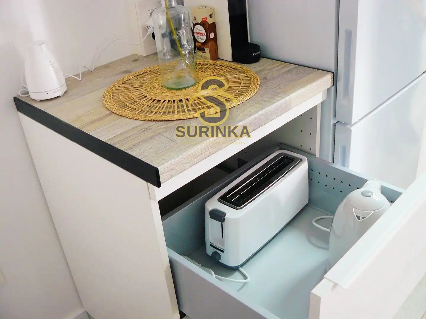 Cocina de Dúplex de alquiler en San Bartolomé de Tirajana con Aire acondicionado, Terraza y Piscina