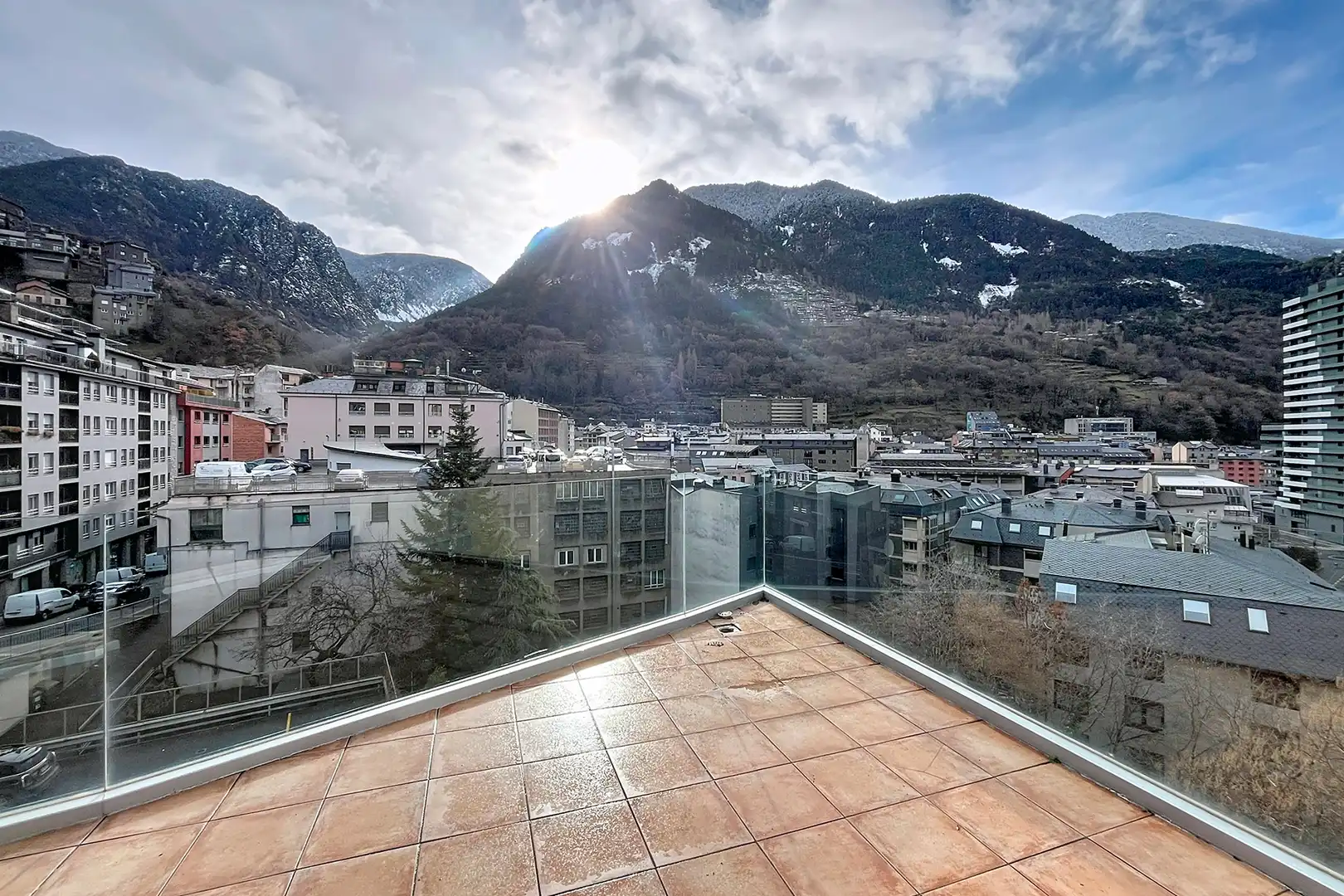 Exterior view of Attic for sale in Escaldes – Engordany  with Air Conditioner, Heating and Terrace
