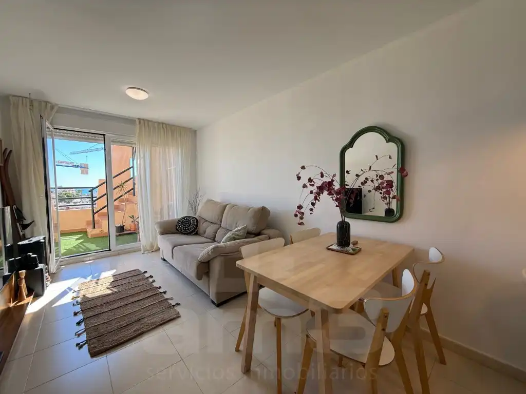 Sala d'estar de Àtic en venda en Vera amb Terrassa, Piscina i Moblat