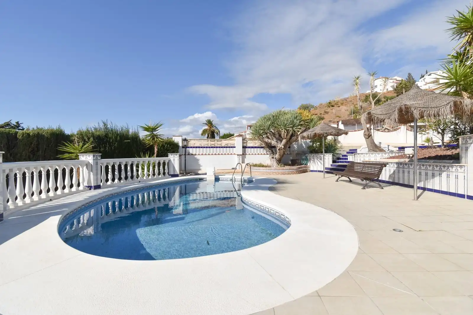 Piscina de Casa o chalet de alquiler en Rincón de la Victoria con Aire acondicionado, Calefacción y Jardín privado