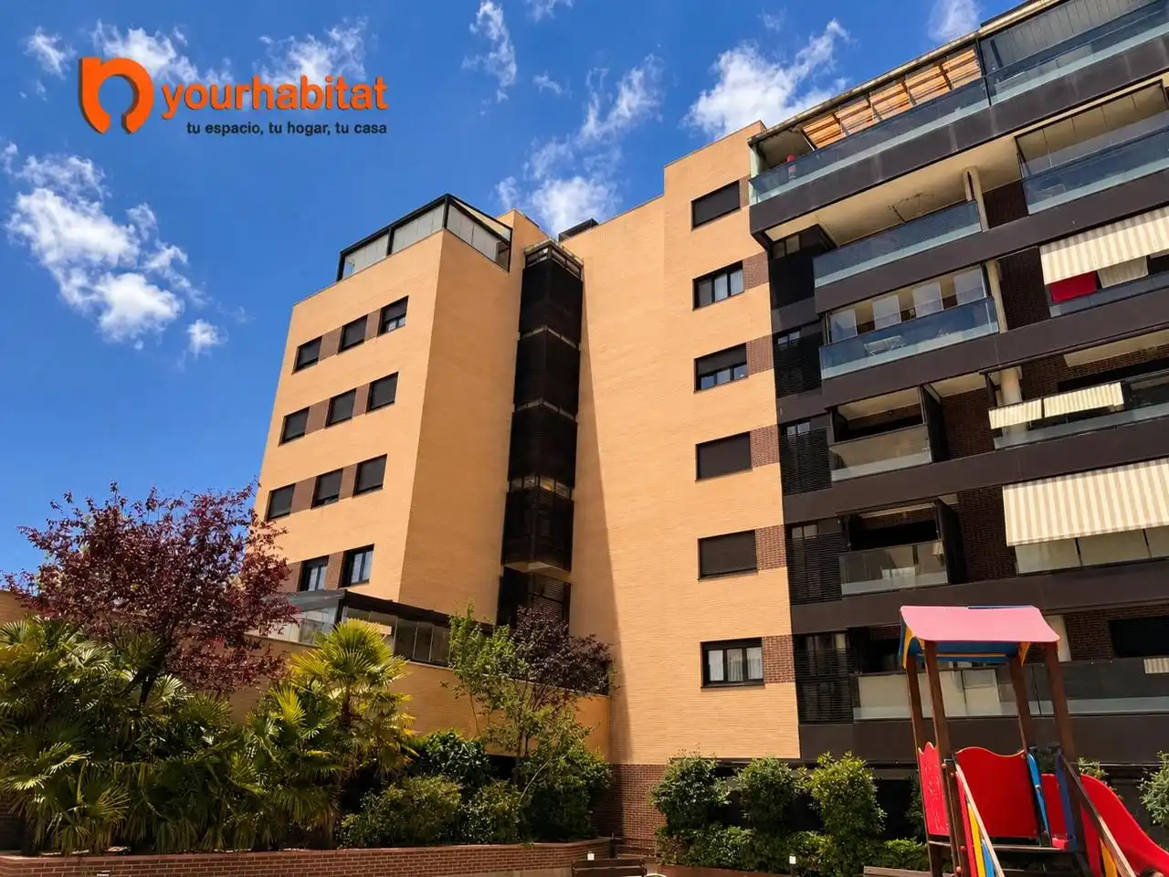 Vista exterior de Piso de alquiler en Getafe con Aire acondicionado, Calefacción y Terraza