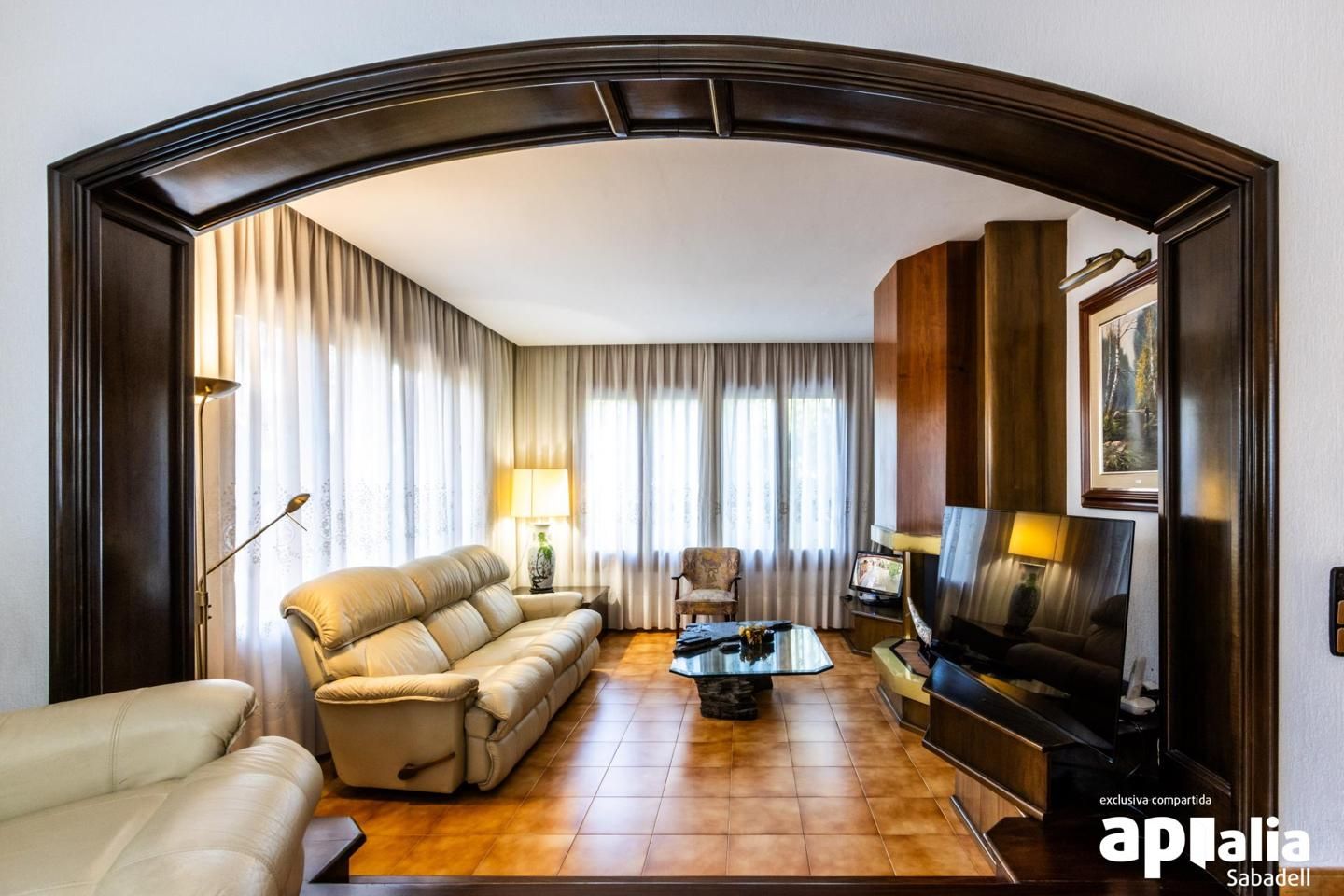 Living room of House or chalet for sale in Castellar del Vallès  with Air Conditioner, Private garden and Terrace