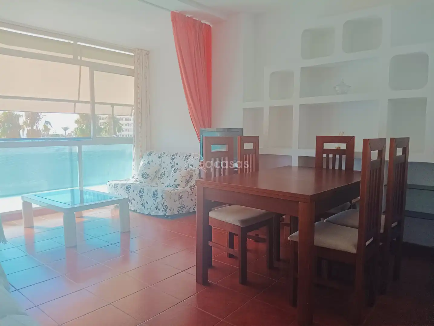 Sala de estar de Apartamento en venta en Benalmádena con Aire acondicionado, Amueblado y Horno