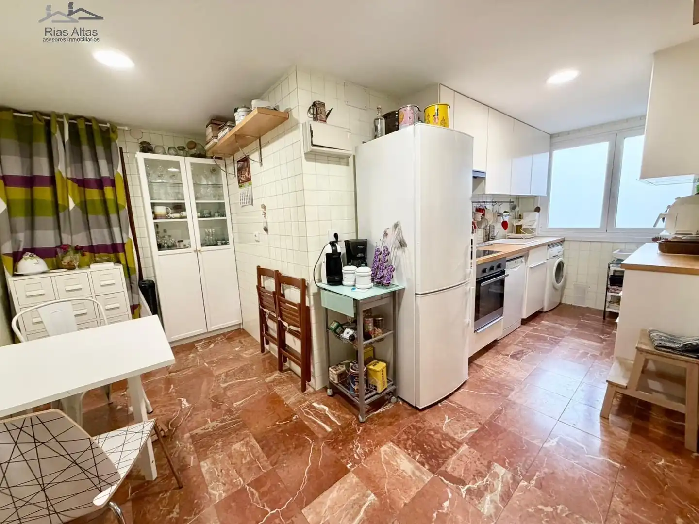 Kitchen of Flat for sale in A Coruña Capital   with Heating and Furnished