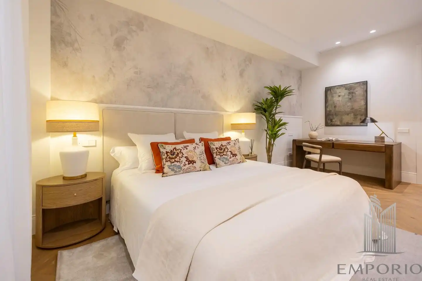 Schlafzimmer von Wohnung zum Verkauf in Madrid mit Klimaanlage, Heizung und Terrasse