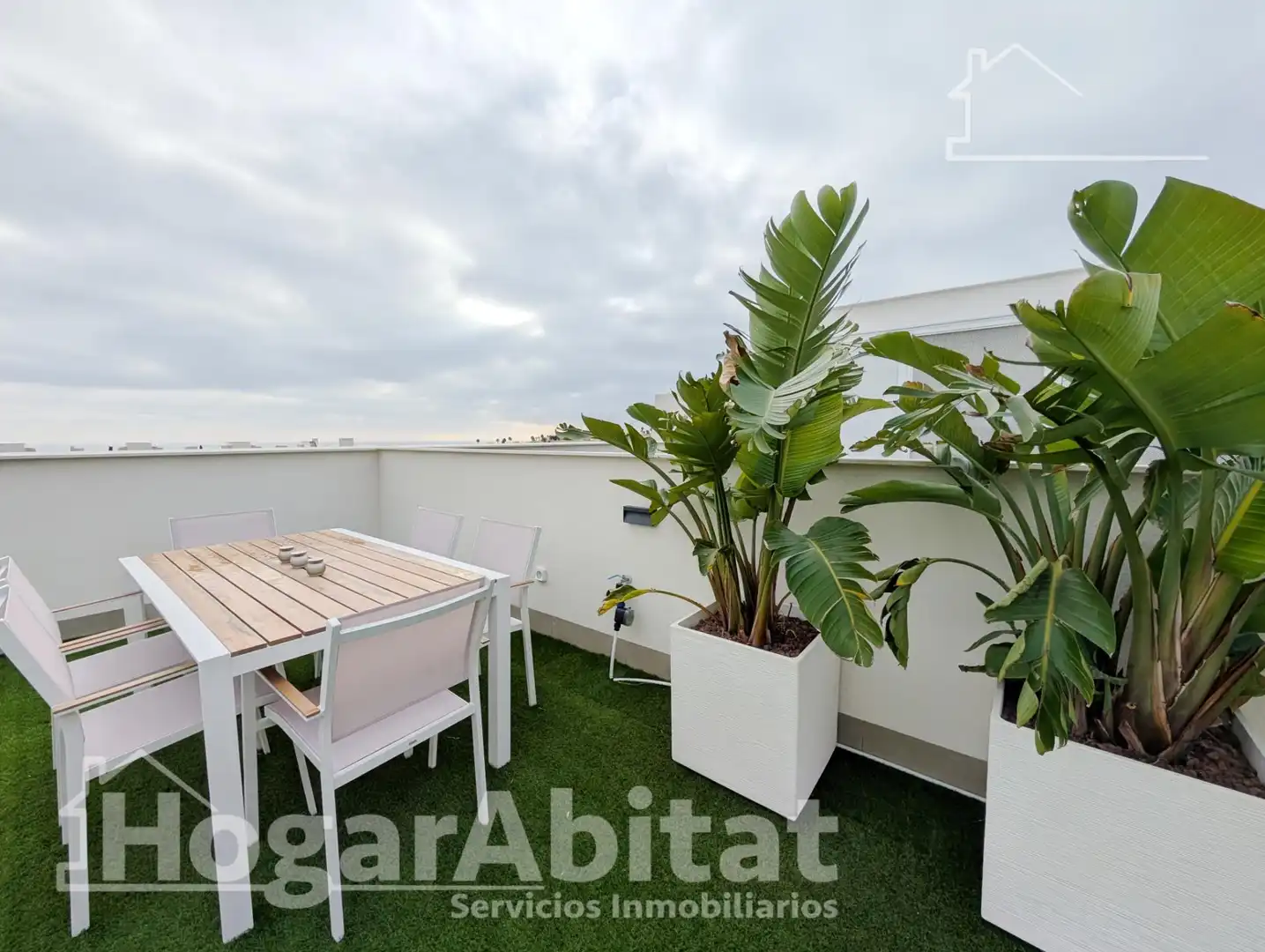Terraza de Ático en venta en Santa Pola con Aire acondicionado, Parquet y Terraza