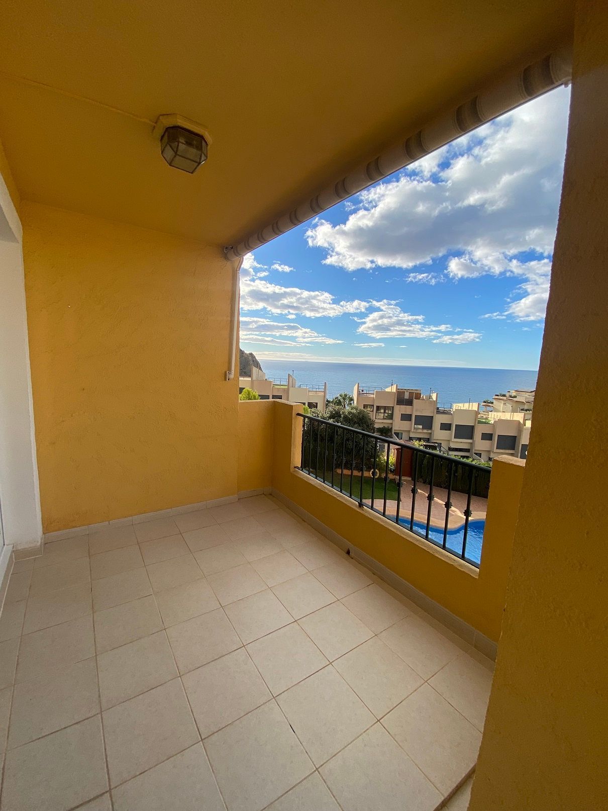 Terraza de Apartamento de alquiler en Calpe / Calp con Aire acondicionado, Calefacción y Terraza