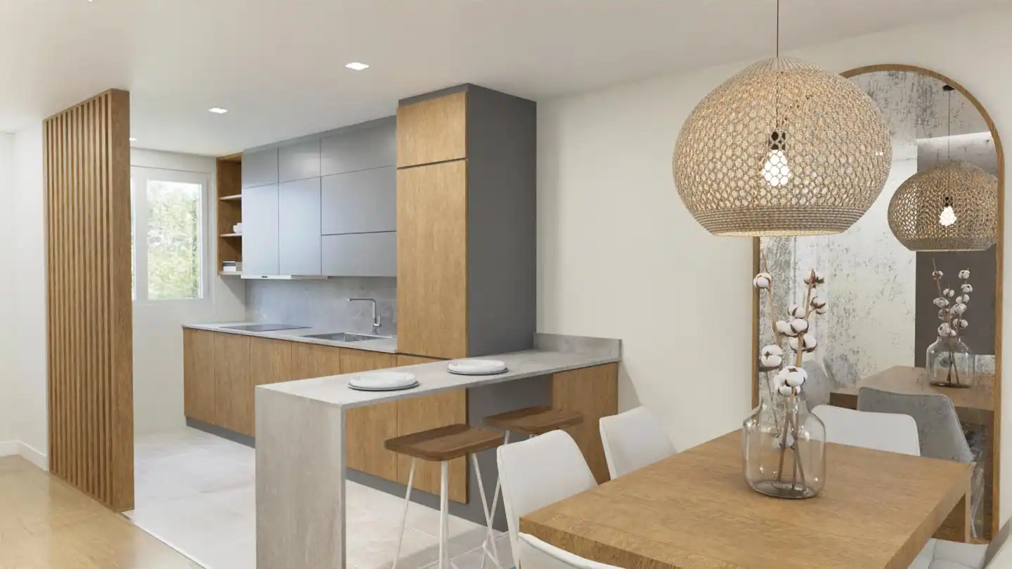 Küche von Wohnung zum Verkauf in Villadiego mit Heizung