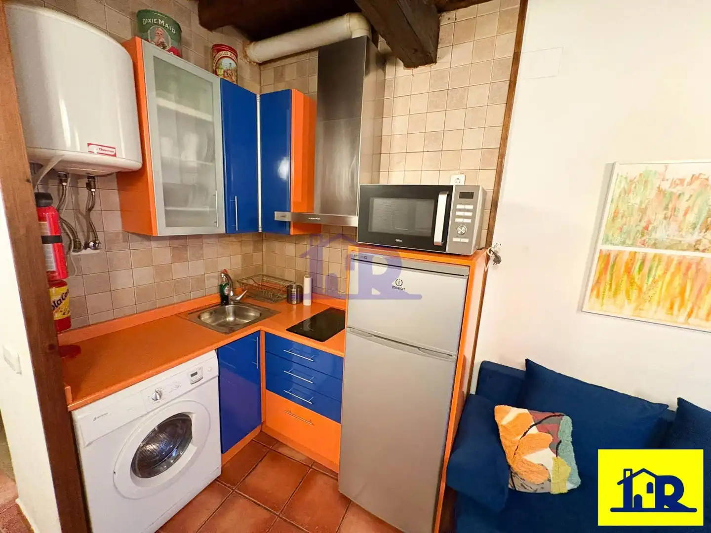 Cocina de Piso de alquiler en Cuenca con Calefacción, Terraza y Amueblado