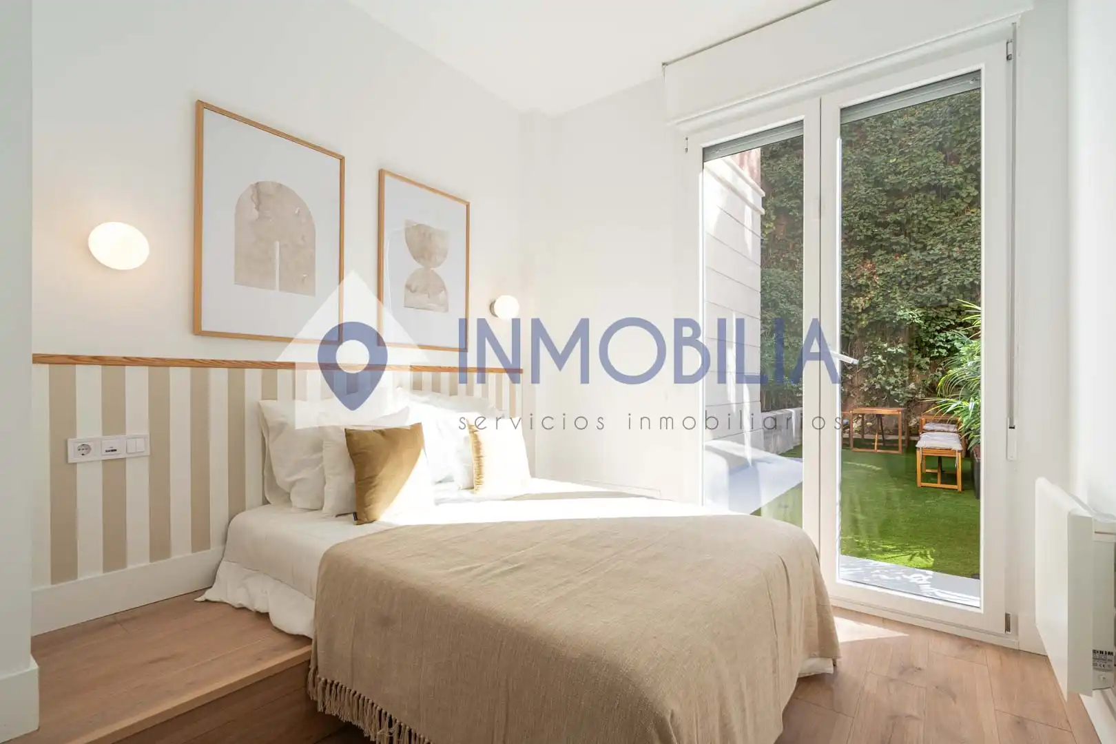 Schlafzimmer von Wohnung zum Verkauf in Madrid mit Klimaanlage, Heizung und Terrasse