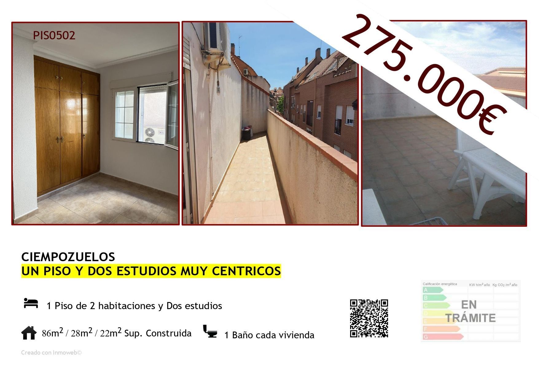 Vista exterior de Pis en venda en Ciempozuelos amb Aire condicionat, Calefacció i Terrassa