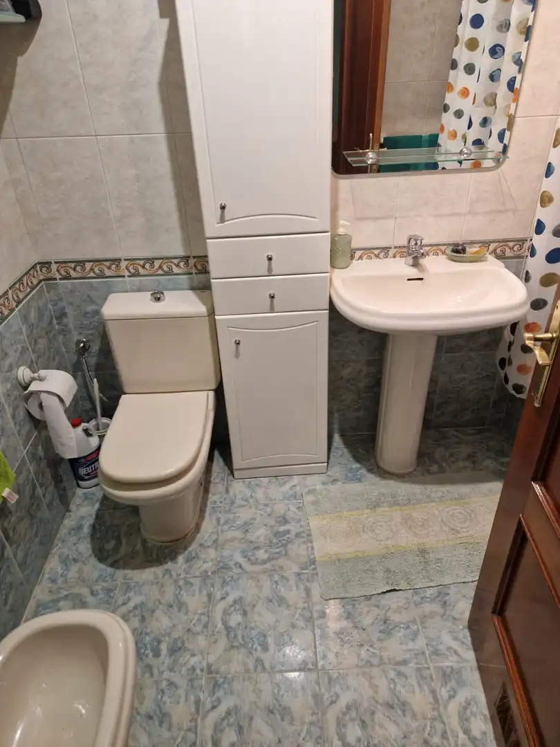 Bathroom of Flat for sale in Oviedo   with Heating, Parquet flooring and Terrace