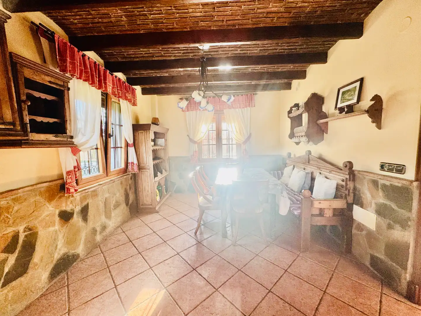 Dining room of Houses for sale in Mijas  with Air Conditioner, Heating and Private garden