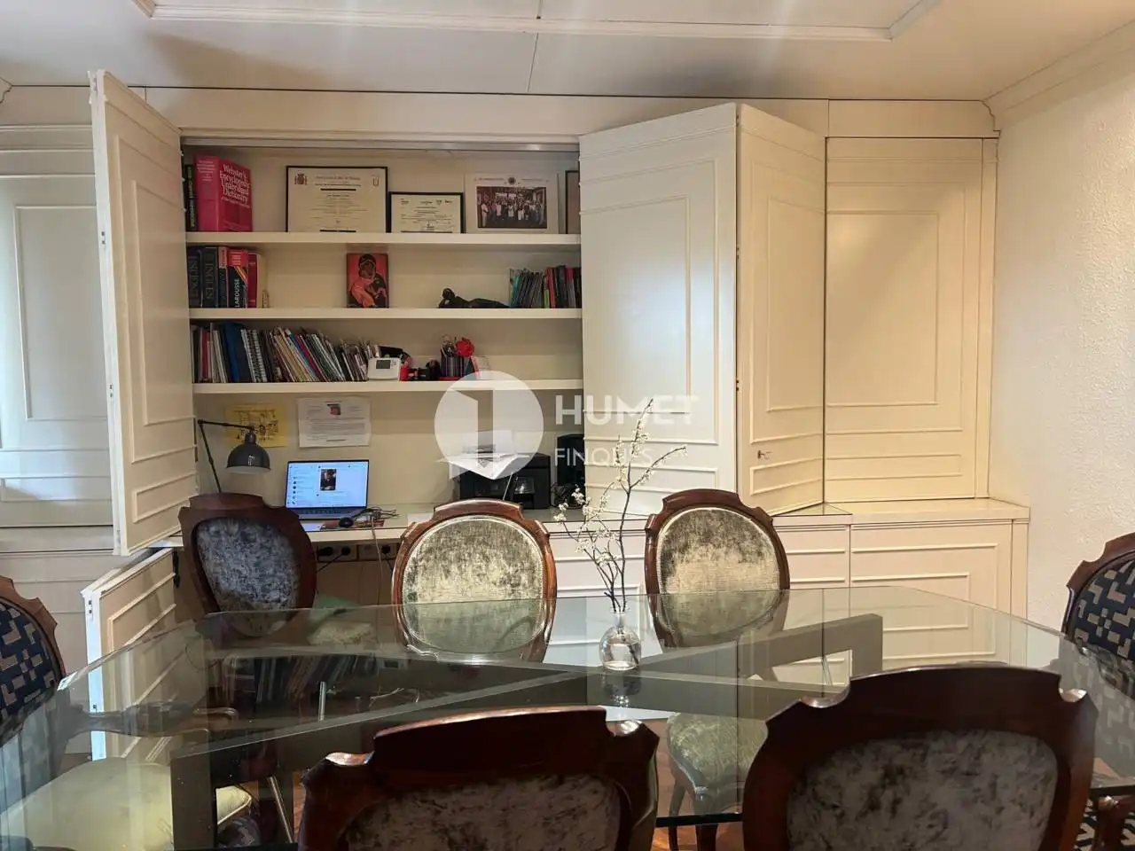 Dining room of Flat for sale in Sant Cugat del Vallès  with Air Conditioner, Heating and Private garden