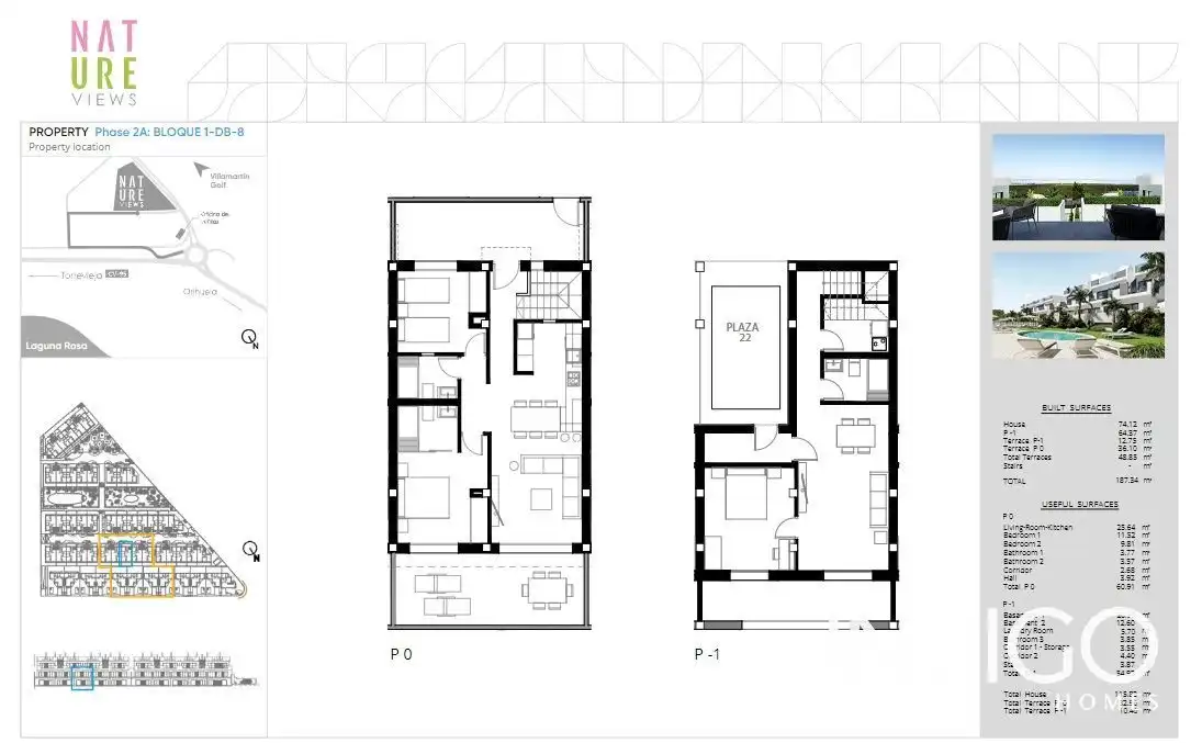 Maisonette zum Verkauf in Orihuela mit Klimaanlage, Heizung und Terrasse