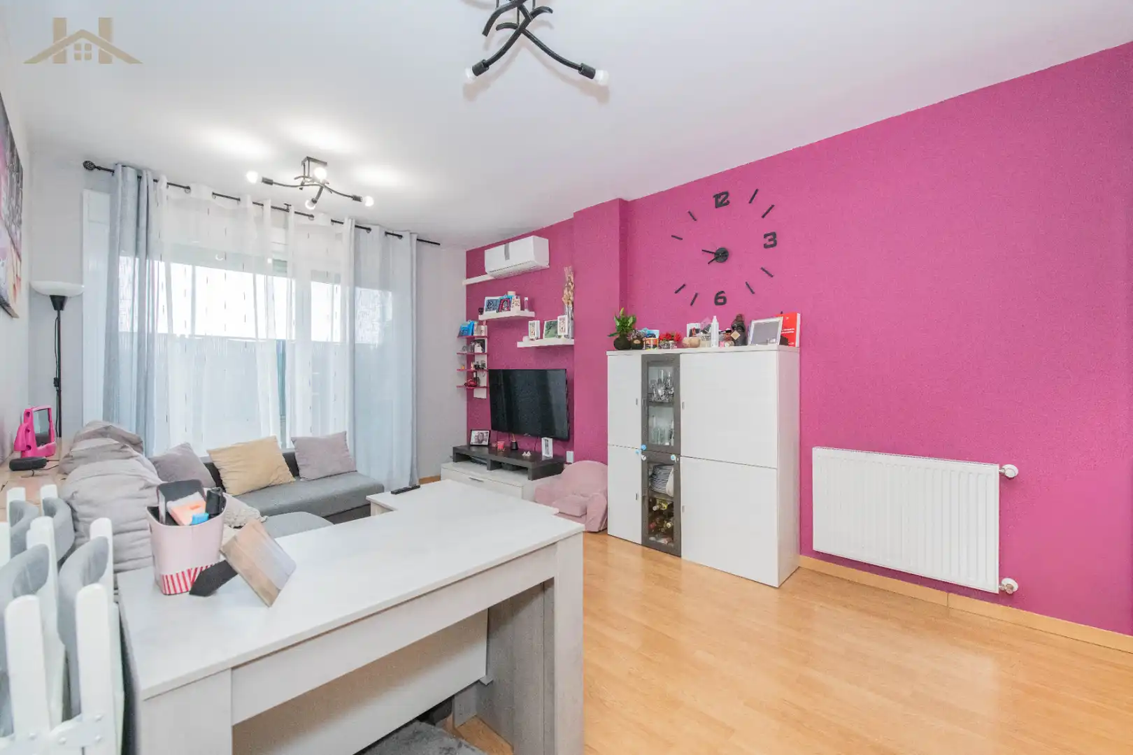 Sala de estar de Piso en venta en Loeches con Aire acondicionado, Calefacción y Jardín privado