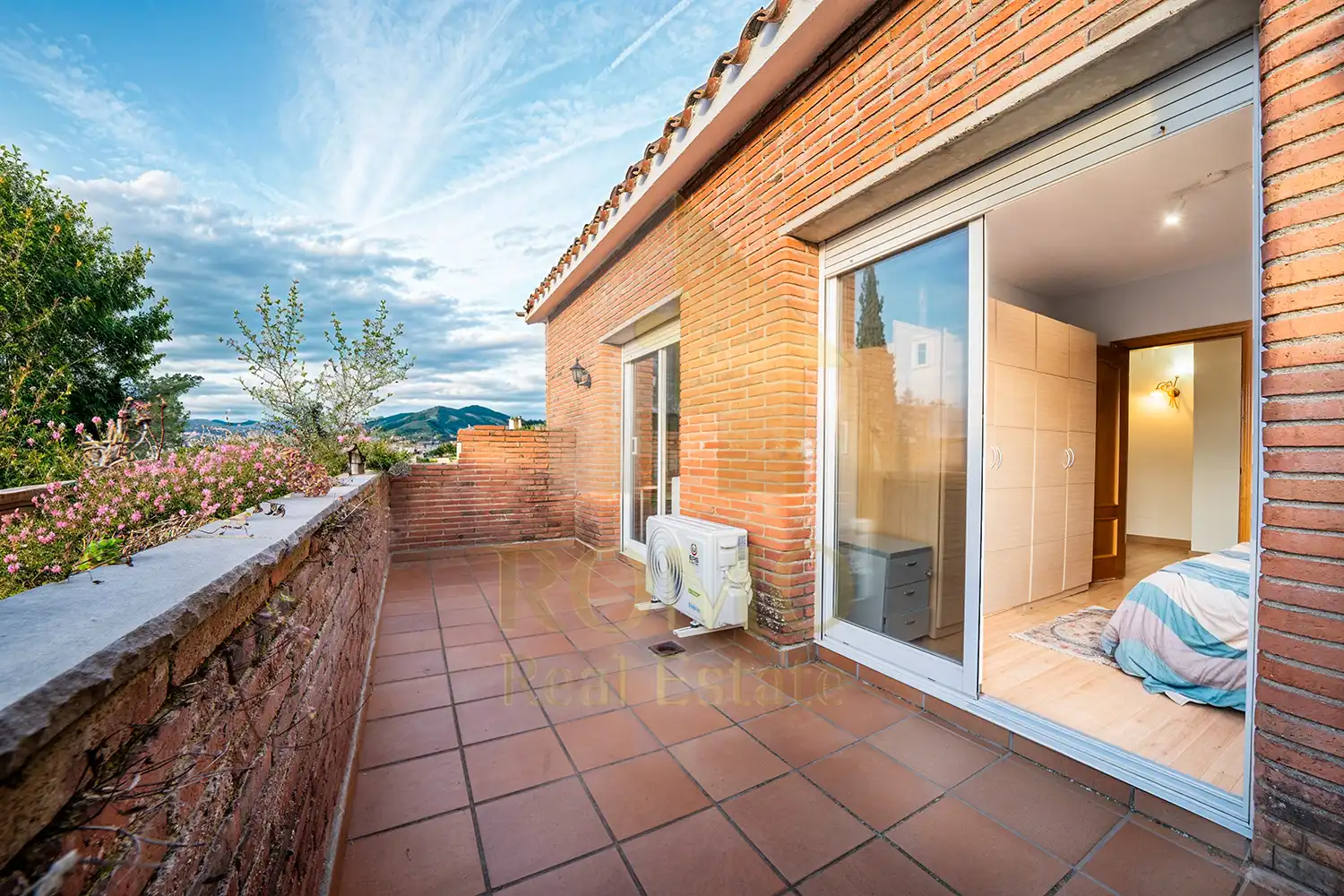 Terraza de Casa o chalet en venta en L'Ametlla del Vallès con Aire acondicionado, Calefacción y Jardín privado