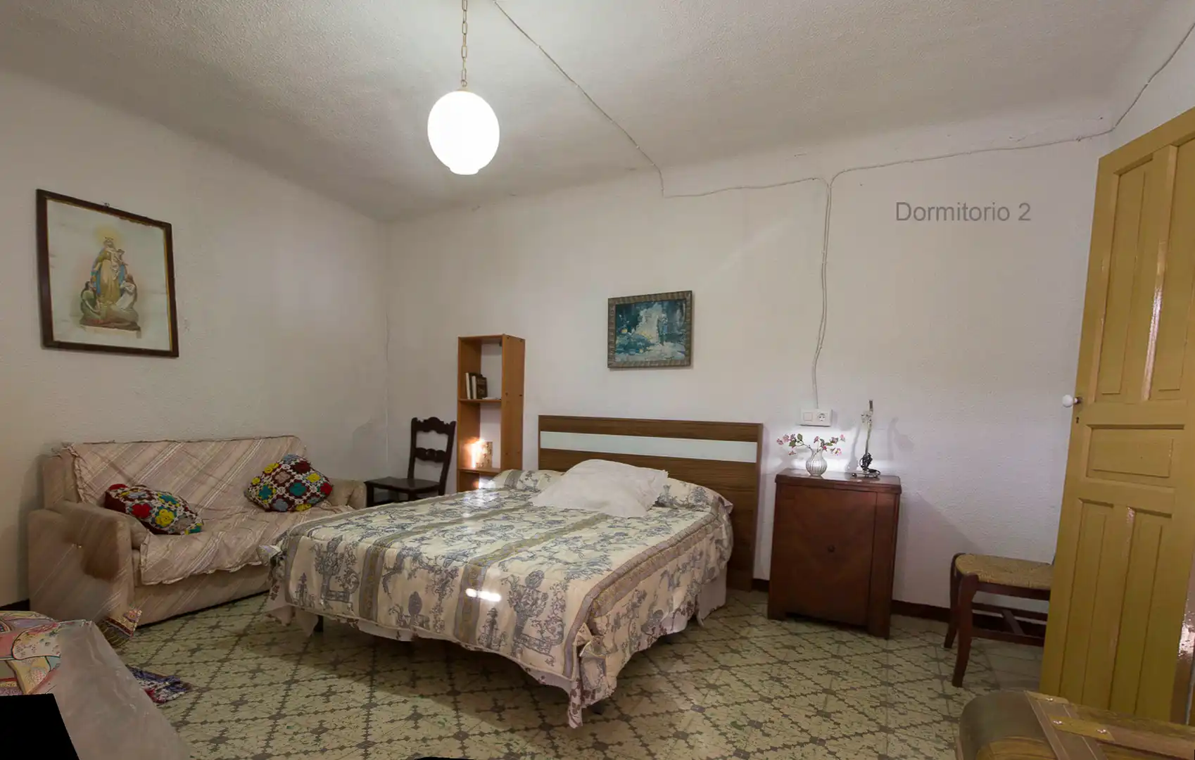 Dormitori de Casa o xalet en venda en Cuevas del Campo amb Moblat, Forn i TV