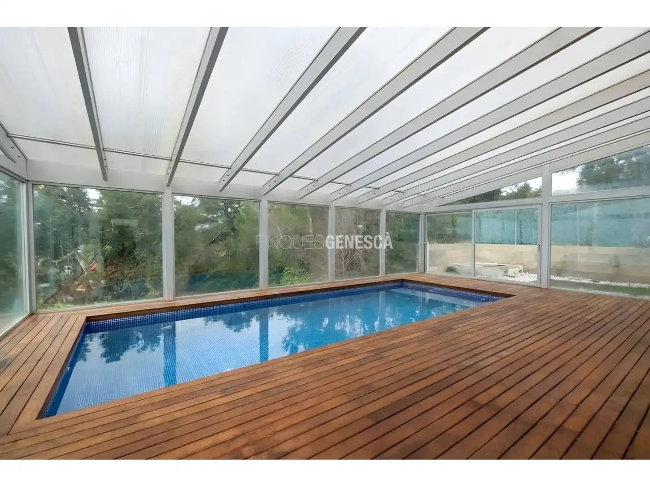 Piscina de Casa o xalet en venda en Matadepera amb Aire condicionat, Calefacció i Jardí privat