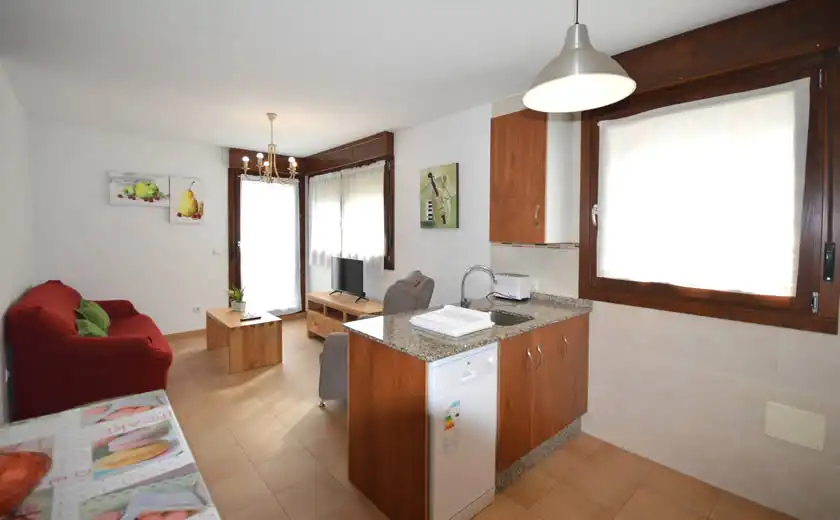 Sala de estar de Apartamento de alquiler en Llanes con Calefacción, Amueblado y Horno