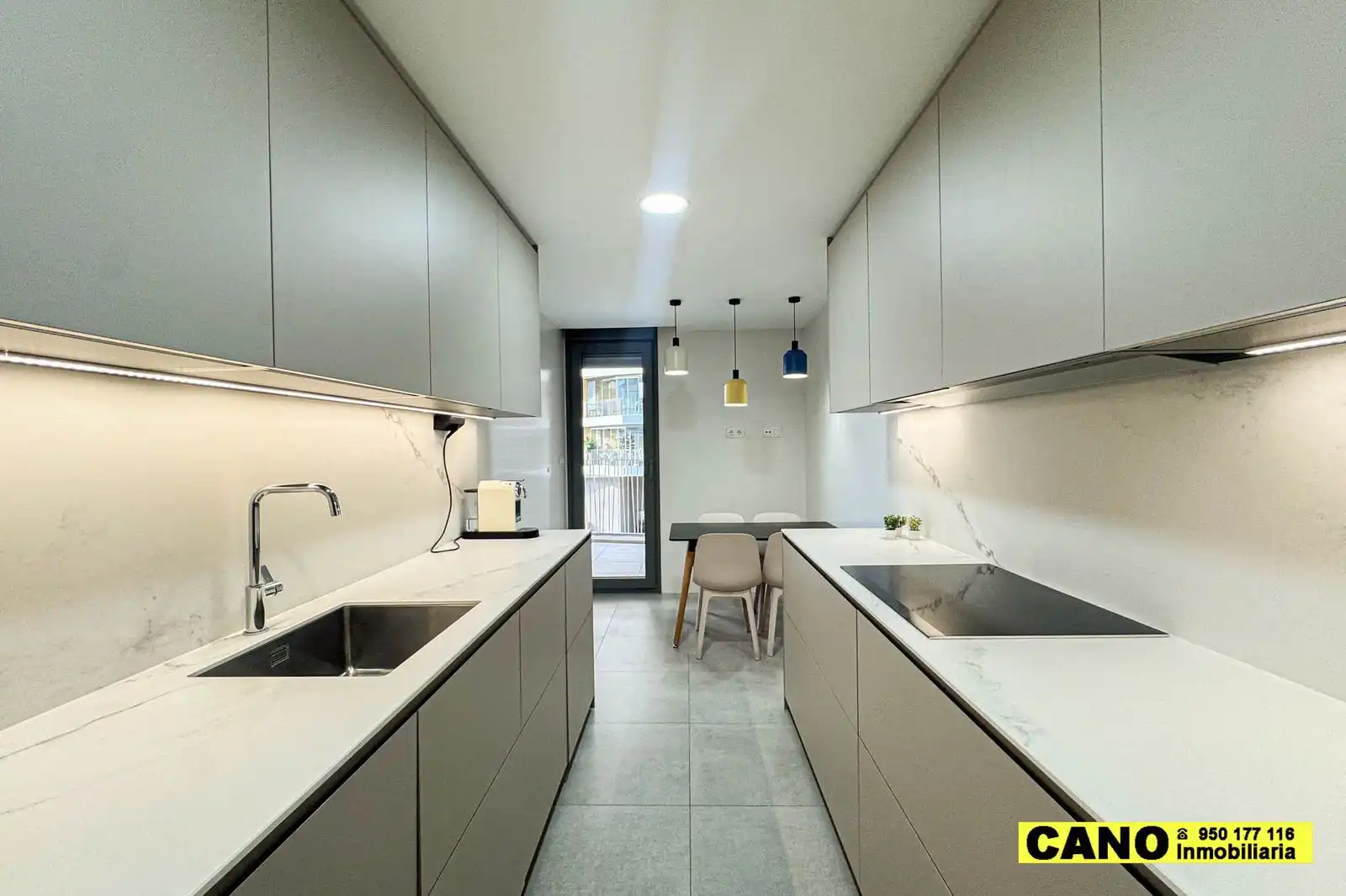 Kitchen of Flat for sale in Almería  with Terrace, Storage room and Swimming Pool