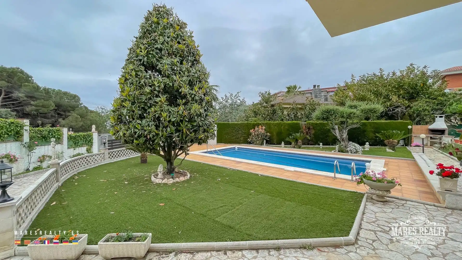 Jardí de Casa o xalet en venda en Lloret de Mar amb Calefacció, Jardí privat i Terrassa